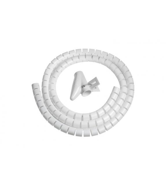 SPIRALE AVVOLGICAVO 1.5MT. WHITE
