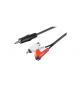CAVO SDOPPIATORE JACK 3.5 A RCA MASCHIO