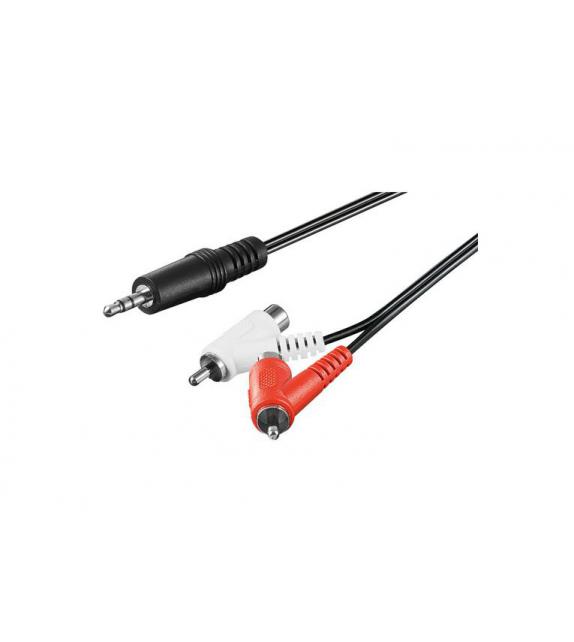 CAVO SDOPPIATORE JACK 3.5 A RCA MASCHIO