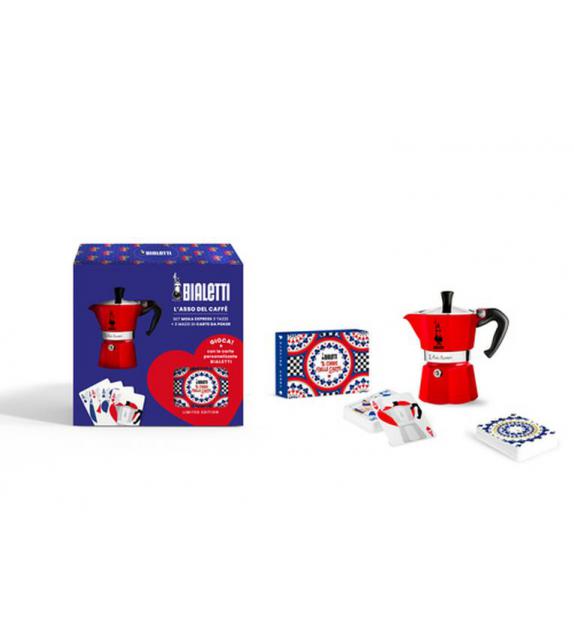 BIALETTI SET MOKA 3 TAZZE RED