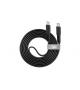 Cavo Piatto USB-C /USB-C da 1,2m Nero