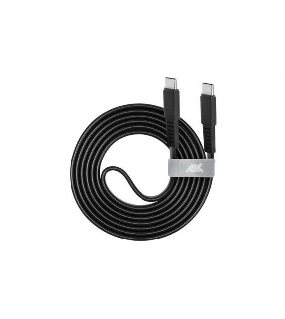 Cavo Piatto USB-C /USB-C da 1,2m Nero