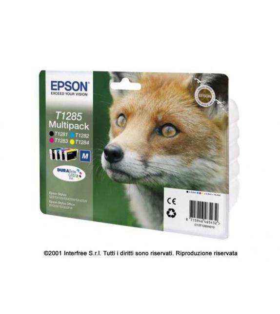 MULTIPACK EPSON T12854 NERO+COLORE VOLPE