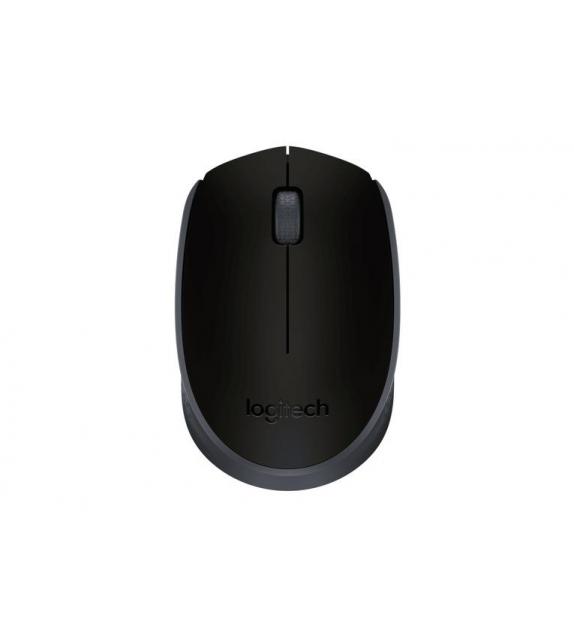 MOUSE WIRELESS M171 BLACK OPTICAL USB
