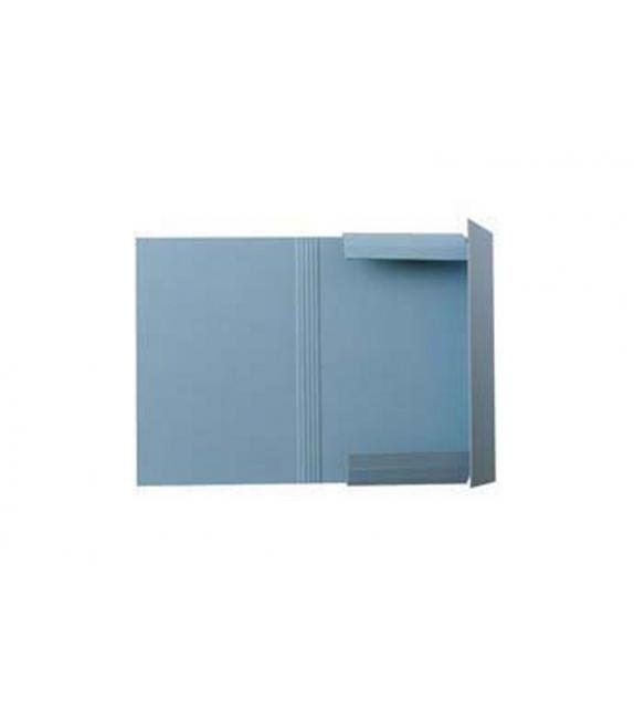 CARTELLINA 3 LEMBI AZZURRO CON ELASTICO