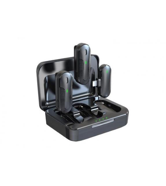 DOPPIO MIC. WIRELESS CONNESSIONE TIPO-C