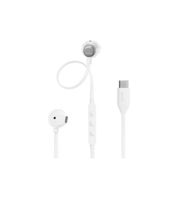 AURICOLARI CON FILO JBL USB-C T305C WHIT