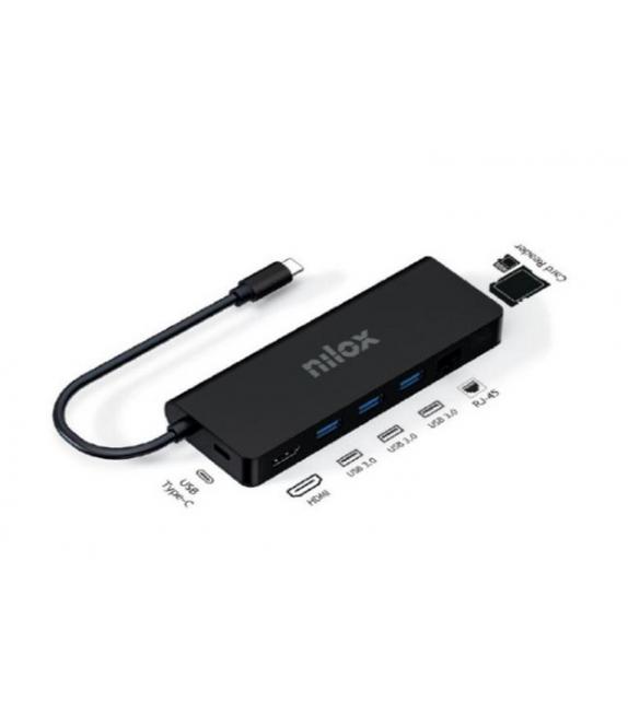 NILOX TECH - Docking station 8in1 USB-C