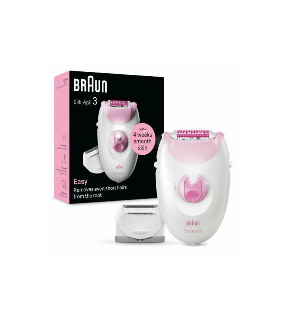 BRAUN EPILATORE SILK EPIL 3 WHITE
