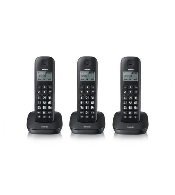 TEL. CORDLESS TRIO BRONDI BLACK