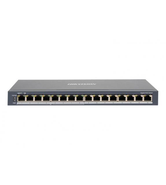 SWITCH HIKVISION 10/100/1000 8 PORTE POE