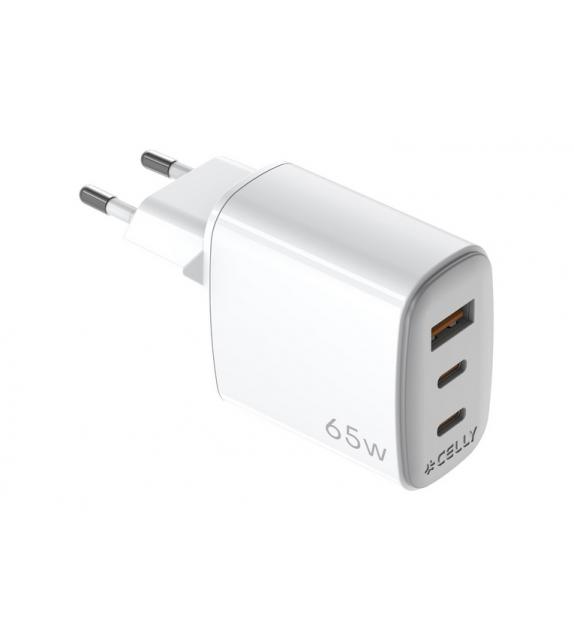 CELLY CARICATORE 65W 3 USCITE