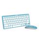 TASTIERA E MOUSE WIREL S PANTONE AZZURRO