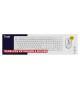 TASTIERA E MOUSE SILENT TRUST BIANCO