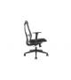 SEDIA DA UFFICIO GIREVOLE MESH NERO