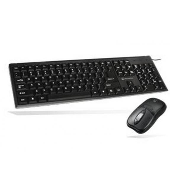 KIT TASTIERA E MOUSE CON FILO ATLANTIS