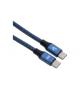 CAVO TYPE-C TO TYPE-C 5.0 100W BLU