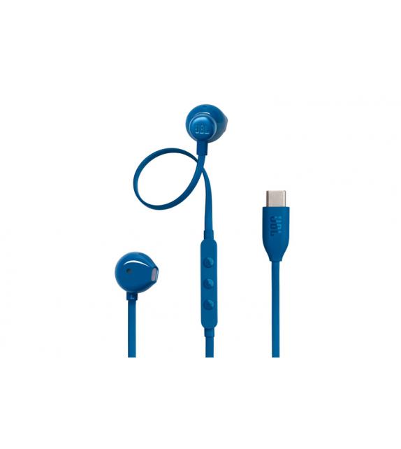 AURICOLARI CON FILO JBL USB-C T305C BLU