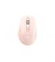 Mouse ottico, connessione wireless DUAL rosa