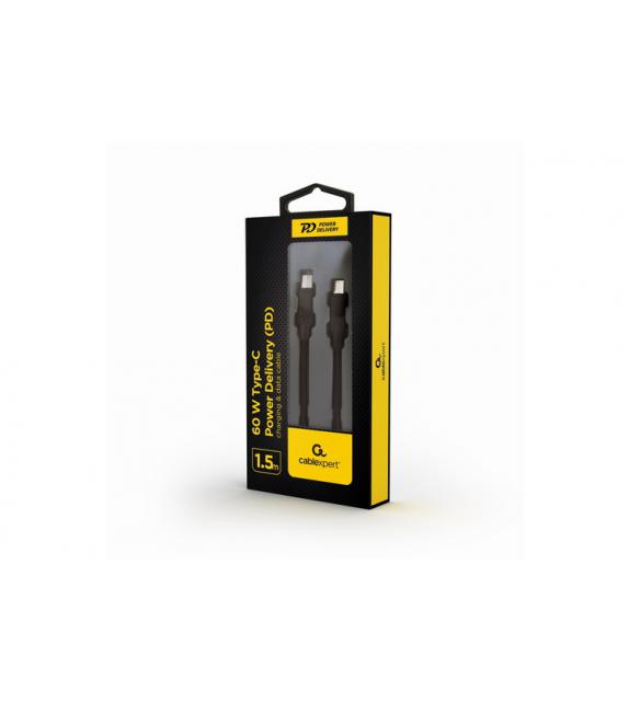 TECHMADE GEMBIRD CAVO 60 W TYPE-C POWER DELIVERY (PD) 1.5MT