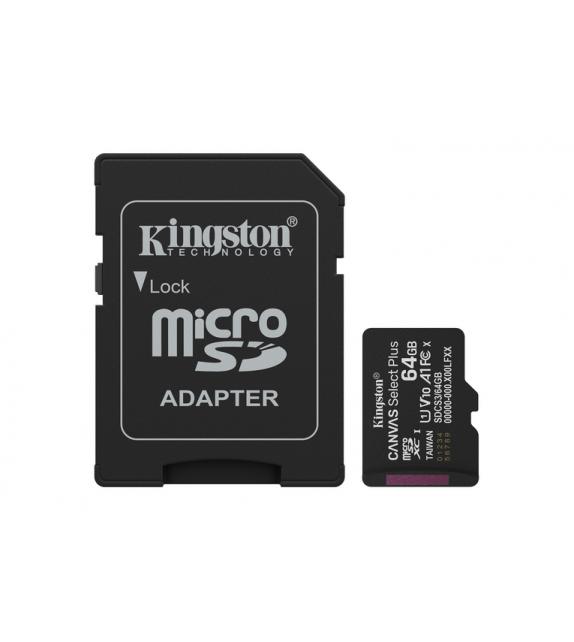 MICRO SD KINGSTON 64 CLASSE 10 CANVAS