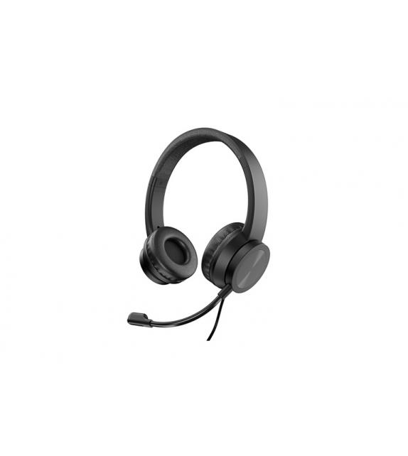 CUFFIE CON MICROFONO VULTECH CON FILO USB ED ARCHETTO REGOLABILE