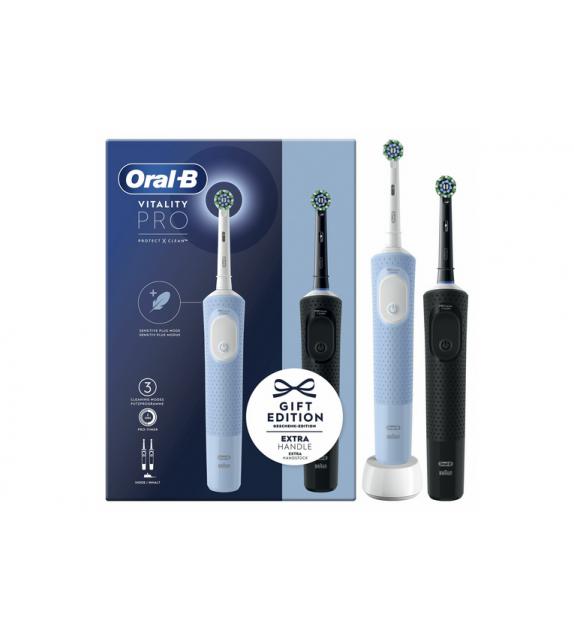 Oral-B Spazzolino ElettricoVitality Pro Duo Black & Blu
