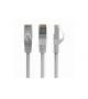 TECHMADE CAVO DI RETE CAT 6 DA 2 METRI GRIGIO
