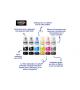 EPSON FLACONE 114 CYANO