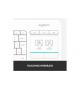 TASTIERA LOGITECH WIRELESS K400 WHITE