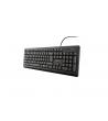 TRUST TASTIERA CON FILO USB SILEN BLACK
