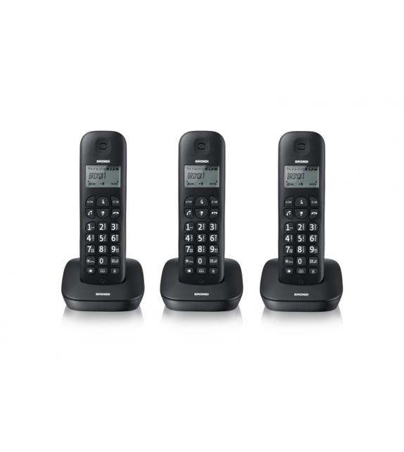 TEL. CORDLESS TRIO BRONDI BLACK