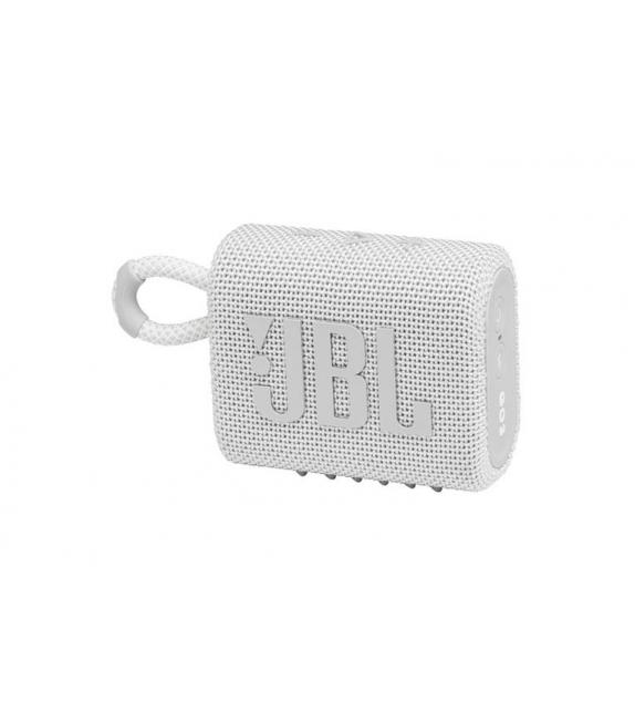 JBL GO 3 AUDIO SPEAKERS WATERPROF WHITE