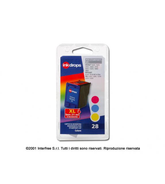 CARTUCCIA INKDROPS HP N.28 COLOR C8728 M