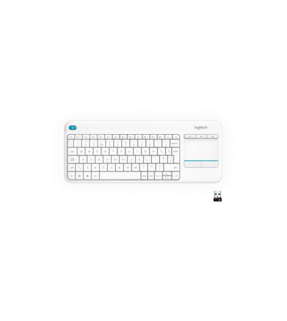 TASTIERA LOGITECH WIRELESS K400 WHITE