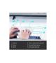 TASTIERA LOGITECH WIRELESS K400 WHITE