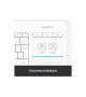 TASTIERA LOGITECH WIRELESS K400 WHITE