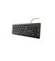 TRUST TASTIERA CON FILO USB SILEN BLACK