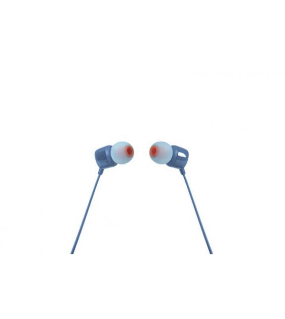 AURICOLARE CON MIC. JBL T110 BLU