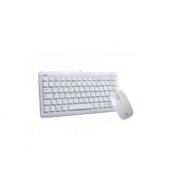 TASTIERA ADJ KT200 MINI USB + MOUSE WHIT