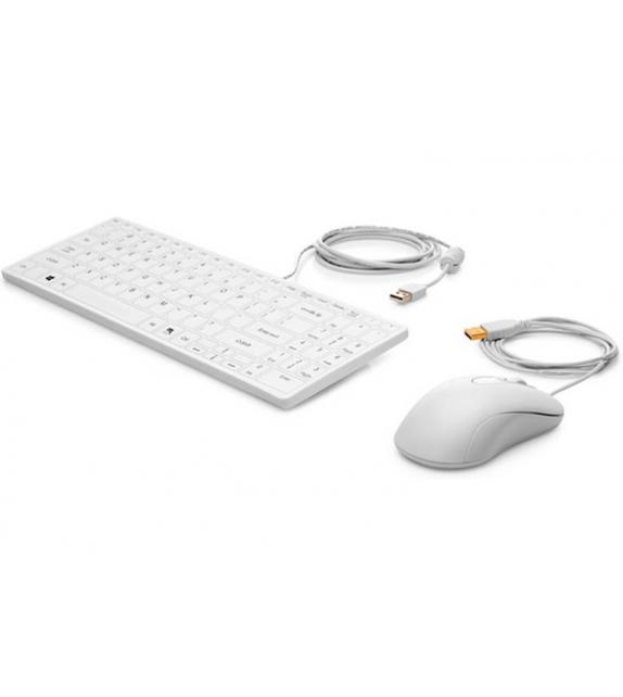 KIT TASTIERA E MOUSE HP WHITE USB