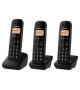 TELEFONO CORDLESS KX-TGB613JTB TRIO NERO
