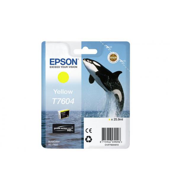 CART. GIALLA EPSON SC-P600  t7604