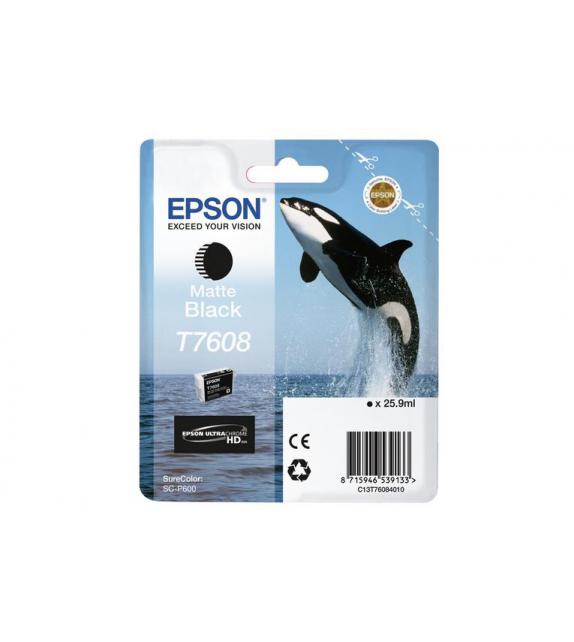 CART. NERO OPACO EPSON SC-P600 T7608