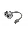 SDOPPIATORE RETE DA 1 A 2 CAT.5 RJ45